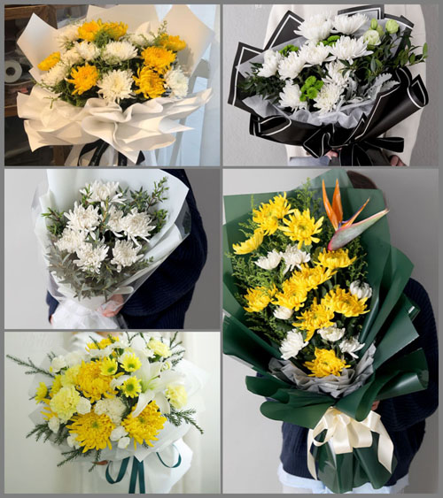 山东莱芜莱城区大王庄镇大槐树村白事花束代送